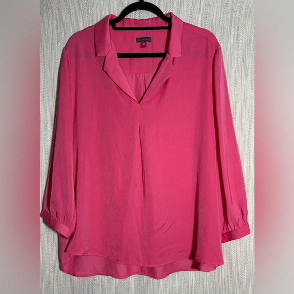 Vince Camuto Tops - Vince Camuto Vibrant Pink Blouse